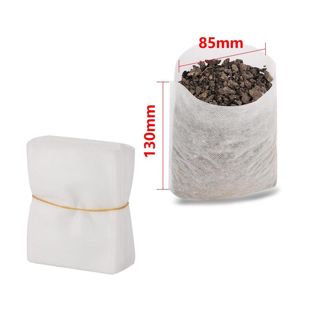 100Pcs Biodegradable Nursery Bag Plant Grow Bags Non-woven Fabric Seeds To Sow Flower Pots For Home Garden Accessories Tools