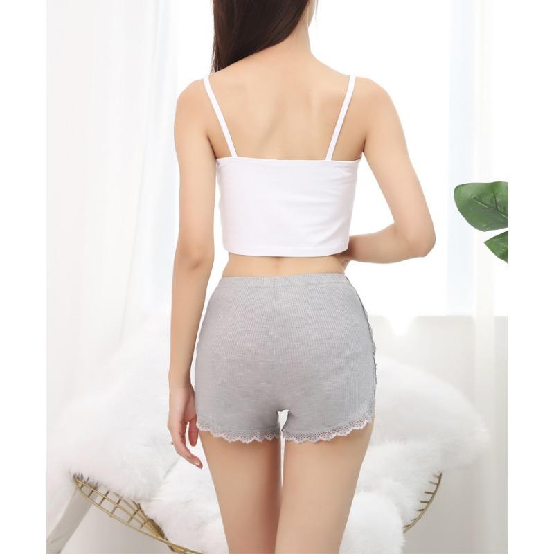 Lace Safety Pants Women's Panties Summer Modal Leggings Thin Shorts Three-quarter Pants