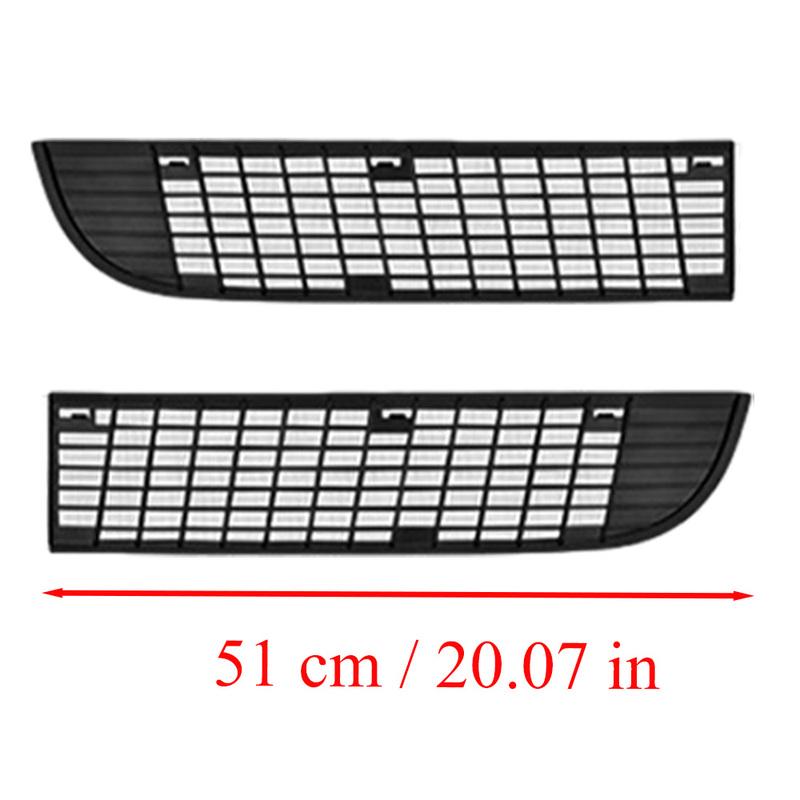 2Pcs Car Front Air-conditioning Net Cover Intake Grille Clean Air Inlet Protective For Tesla Model Y Juniper 2025-2026 LHD