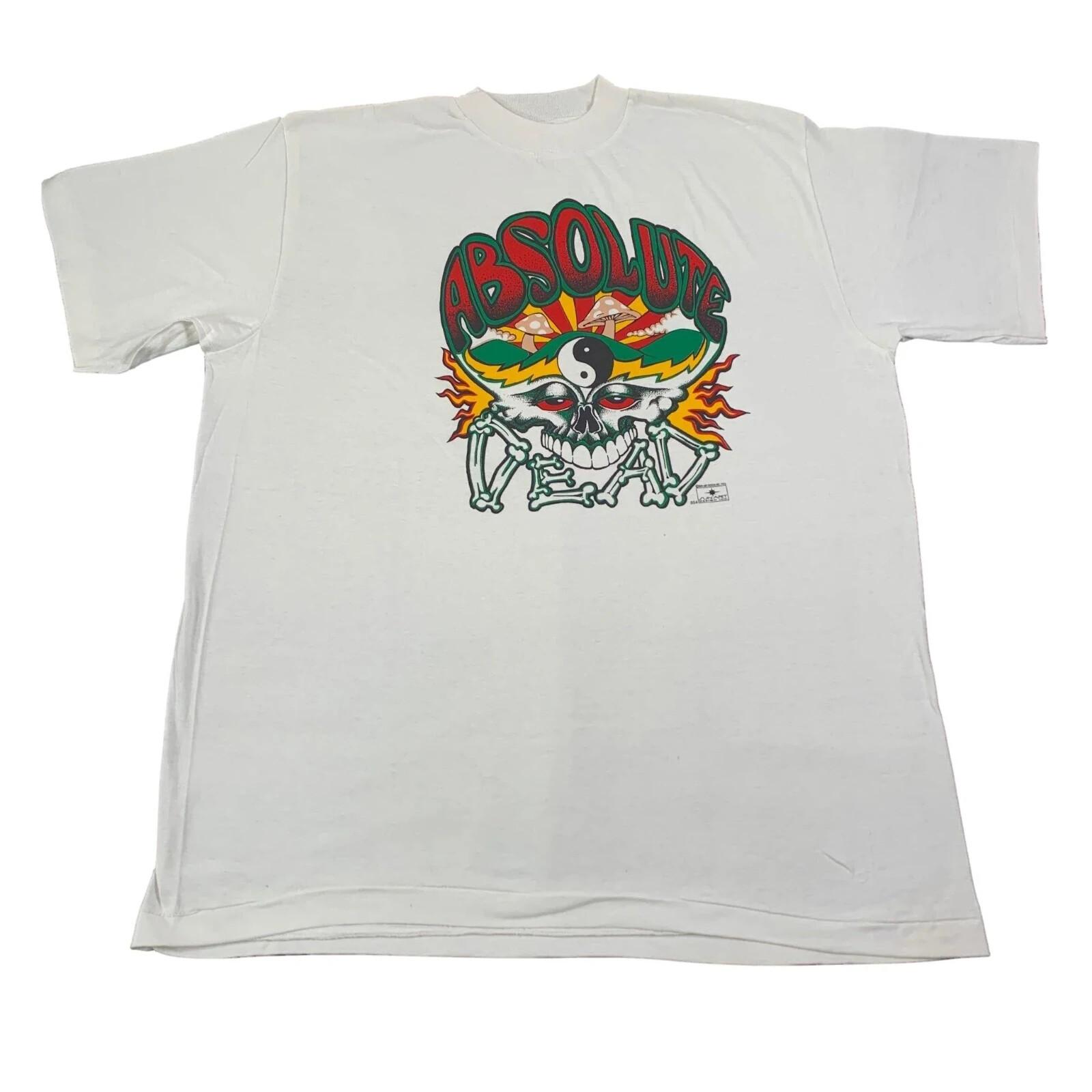 Vintage Grateful Dead Absolute Dead T-Shirt Reprint S-4XL XL