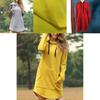 Cozy Womens Winter Long Sleeve Tunic Tops Pullover Hoodie Dress In Six Colors