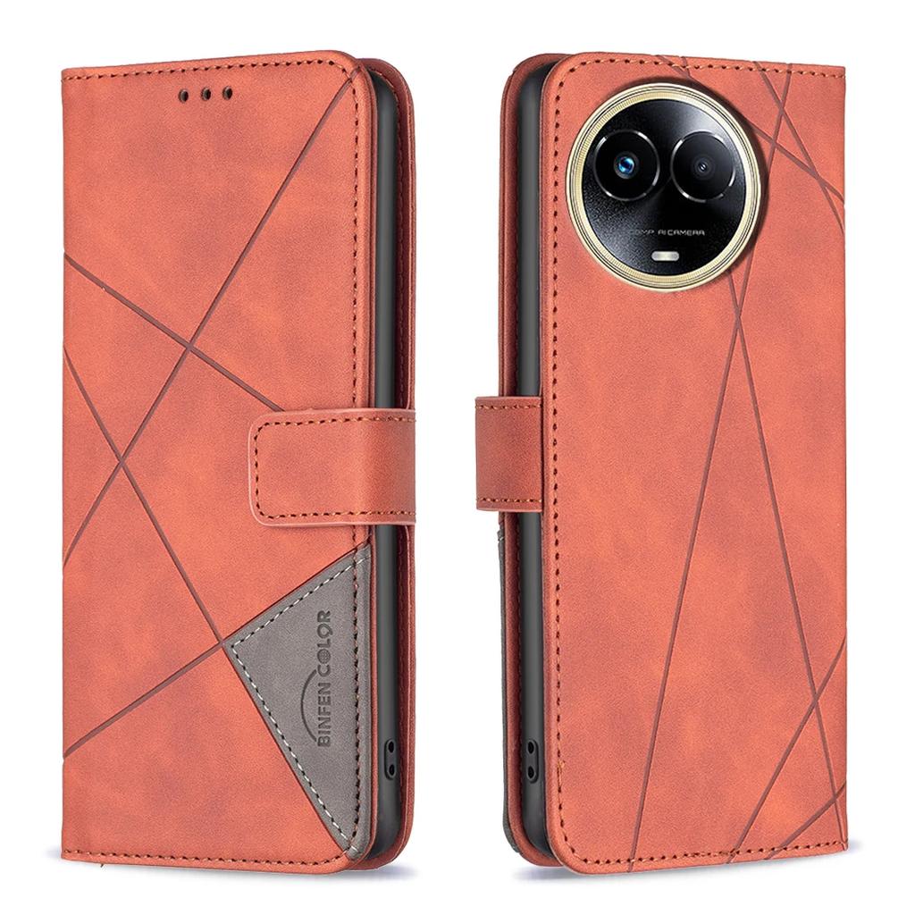 Luxury Shockproof Flip Leather Magnetic Wallet Case For Realme 11 4G 11 5G 11X C53 C33 C55 C30 GT Neo 3 C31 9 Pro Plus Cover