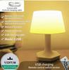 Room Desk Lamp LED Eye Protection Reading Light Adjustable Brightness Rechargeable Bedside Lamp for Bedroom Home Office Study