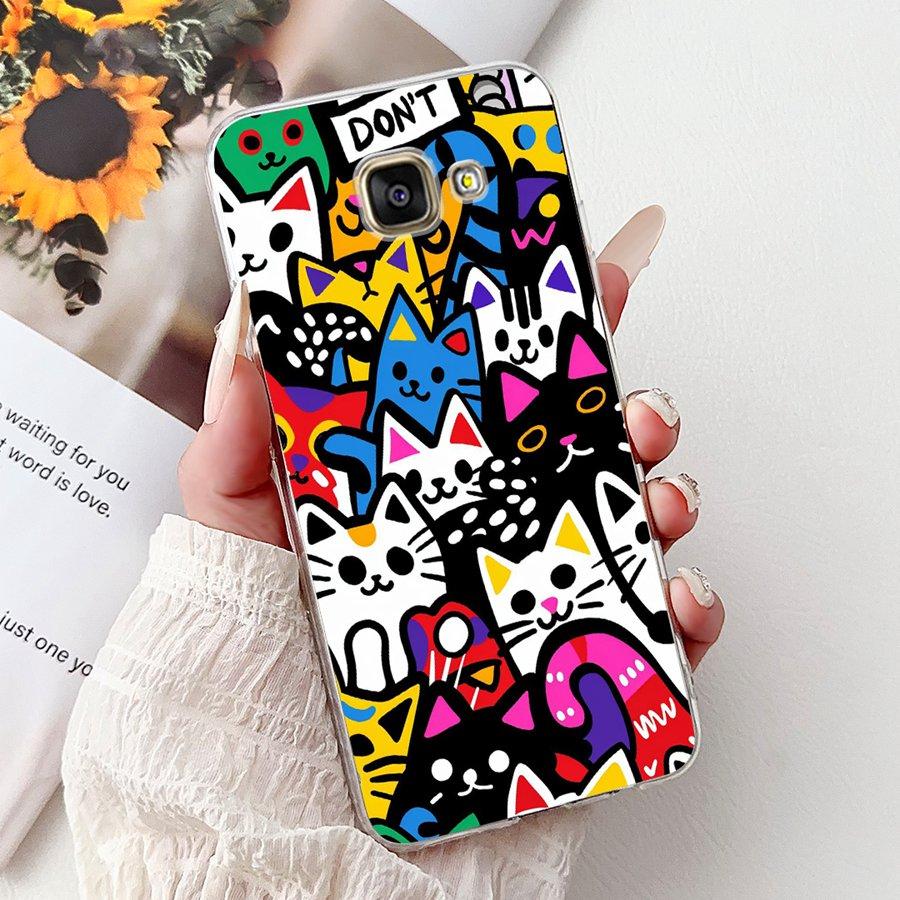 Für Samsung A3 2016 Hülle Galaxy A3 2017 Rückseite Cartoon Dünn Weiches Silikon Funda für Samsung A310F A320F Stoßfest Capa