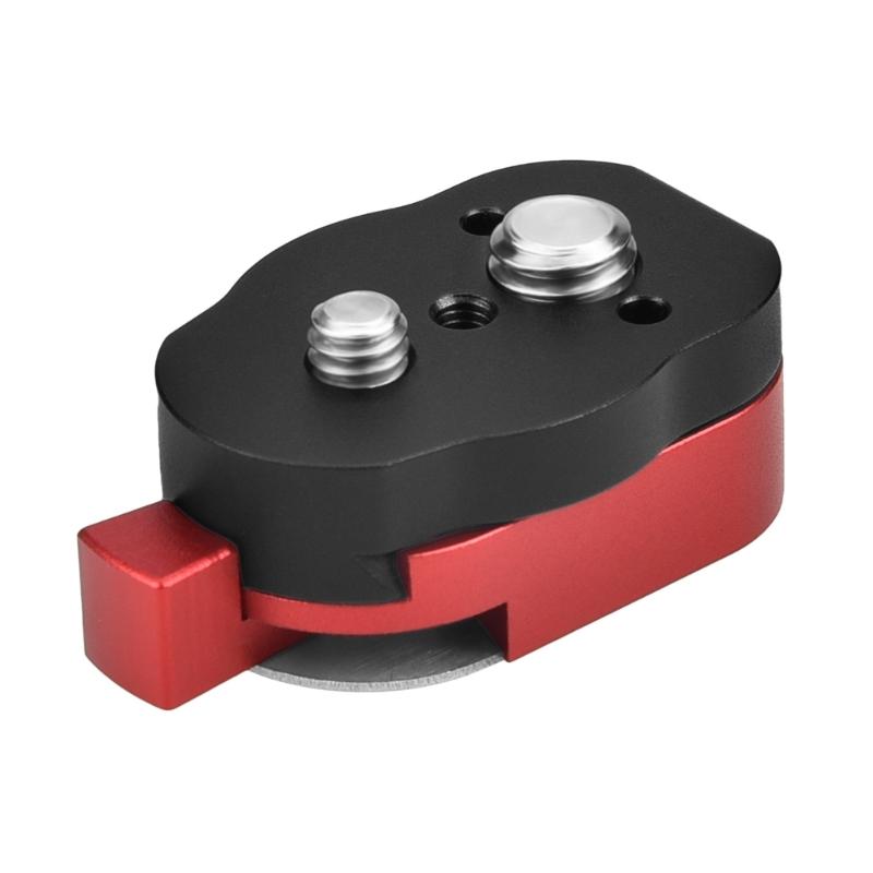 Lightweight Camera Mounting Plate Monitor Quick Release Plate for LCD Monitor Arm LED Light Camera 3/8Inch 1/4Inch