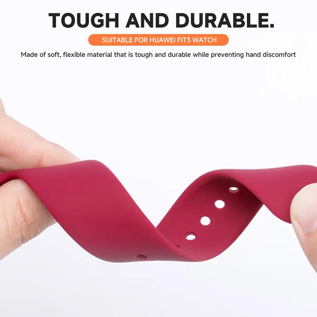 Silicone Band For Huawei Watch Fit 4/4Pro/3 Strap Wrist Watchband Sport Bracelet Fot Huawei Fit 2 Fit1 Correa Accessories