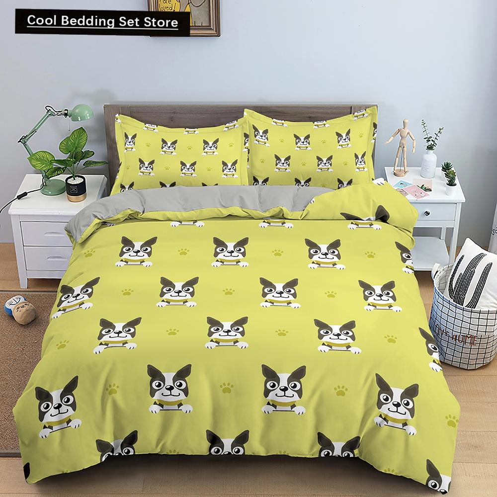 Comforter Cartoon Cat King Queen Colorful Lovely Animal Bedding Set Kids Pet Kitty Soft Polyester Comforter