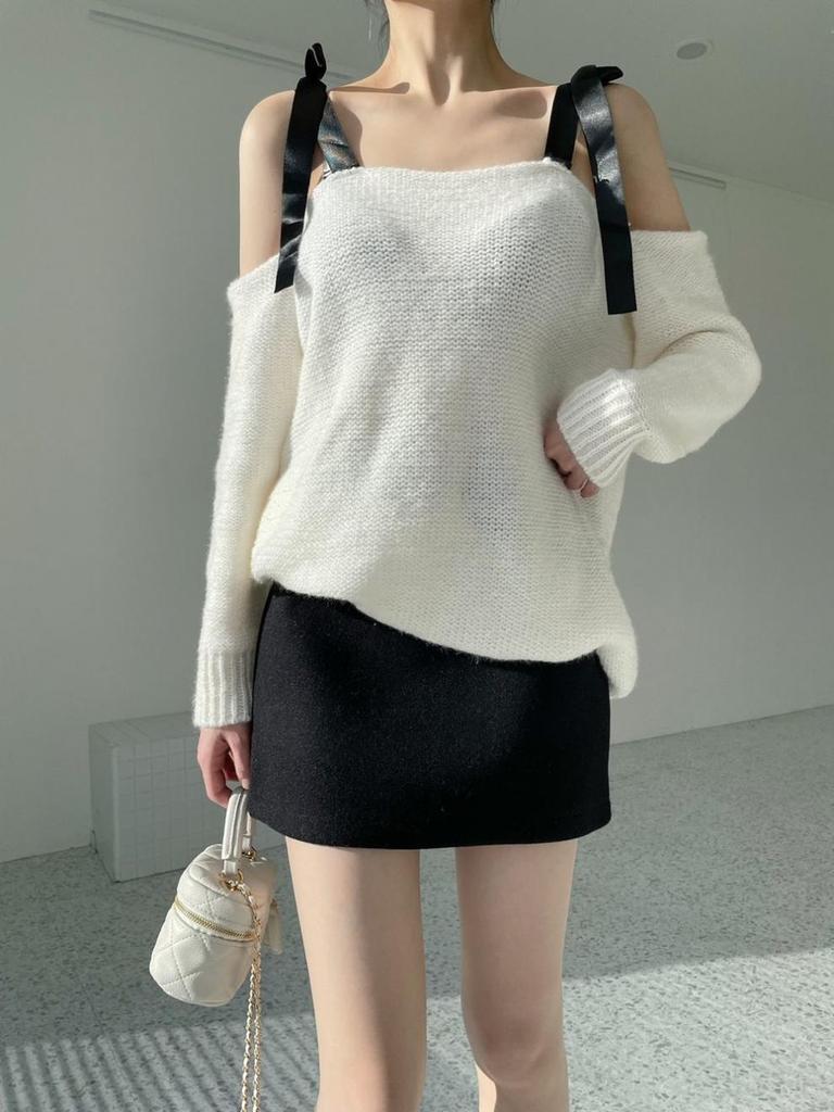 2025 High-Waisted Grey Wool A-Line Mini Skirt - Versatile Autumn/Winter Fashion, Anti-Exposure Design