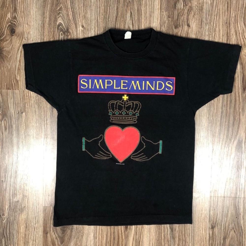 Vintage 1989 Simple Minds European Tour Tshirt Size S5XL Unisex T-Shirt XXL