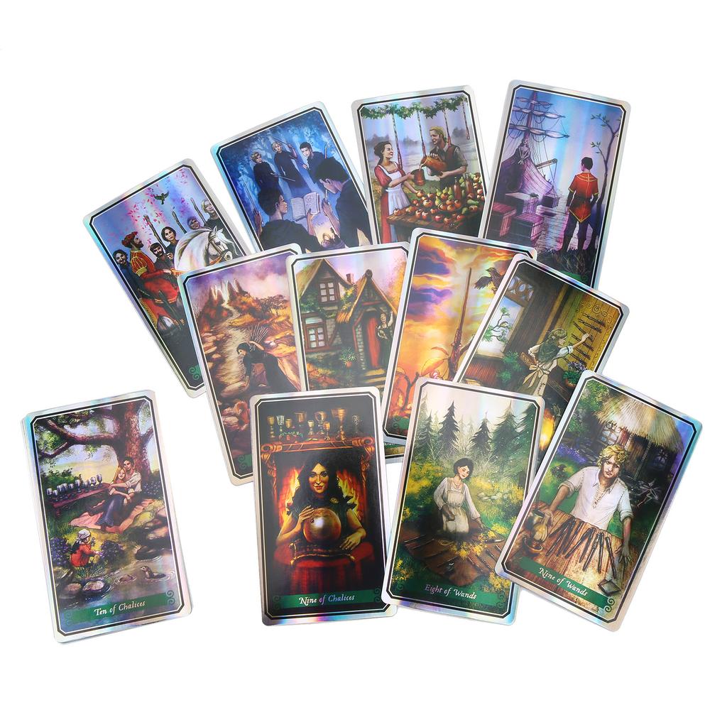 78 ks Tarotové karty Anglické Věštění Osudu Věštění Hrací karty pro Rodinu Přátele Párty