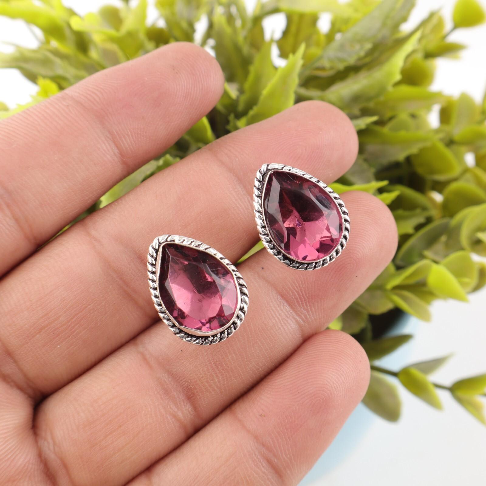 

Редкий камень родолит серебро 925 пробы ручной работы ювелирное изделие запонка для отца CL-5-9