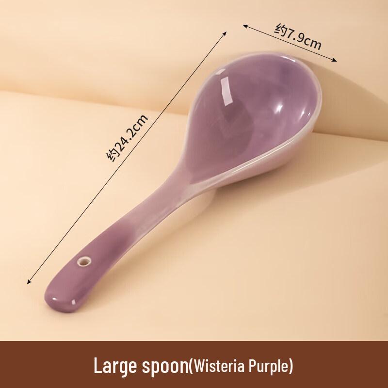 Star Ceramic Long-Handle Soup Ladle