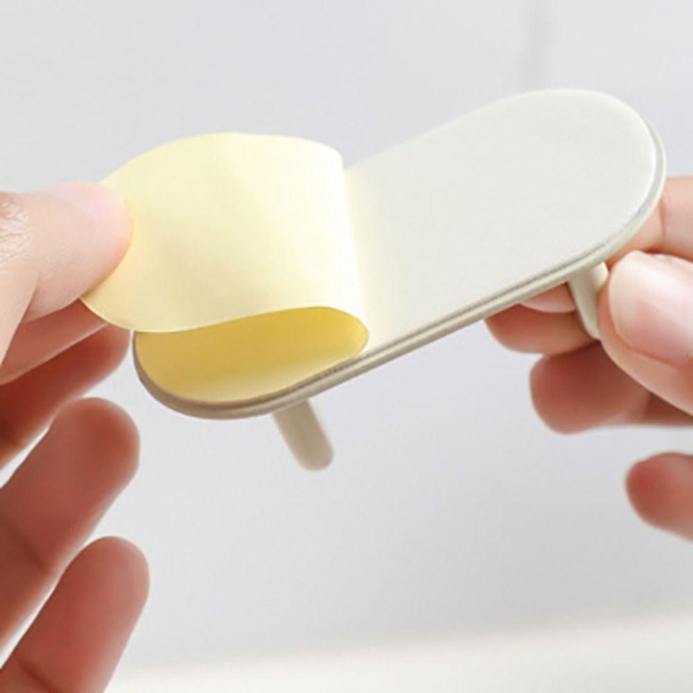 Waterproof Wall Hook Punch Free Clothes Hats Holder Durable Self-adhesive Hook  Key