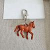 Mini Animal Key Ring Cartoon Zodiac Horse Keychain Fashion Horse Pendant Keychain  New Year Gift