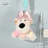 Adorable West Highland Terrier Plush Pendant with Bow Tie - Perfect Dog Lover's Gift
