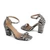 Sandales à talons hauts pour femmes été nouvelle collection sandales à plateforme à bout ouvert grande taille