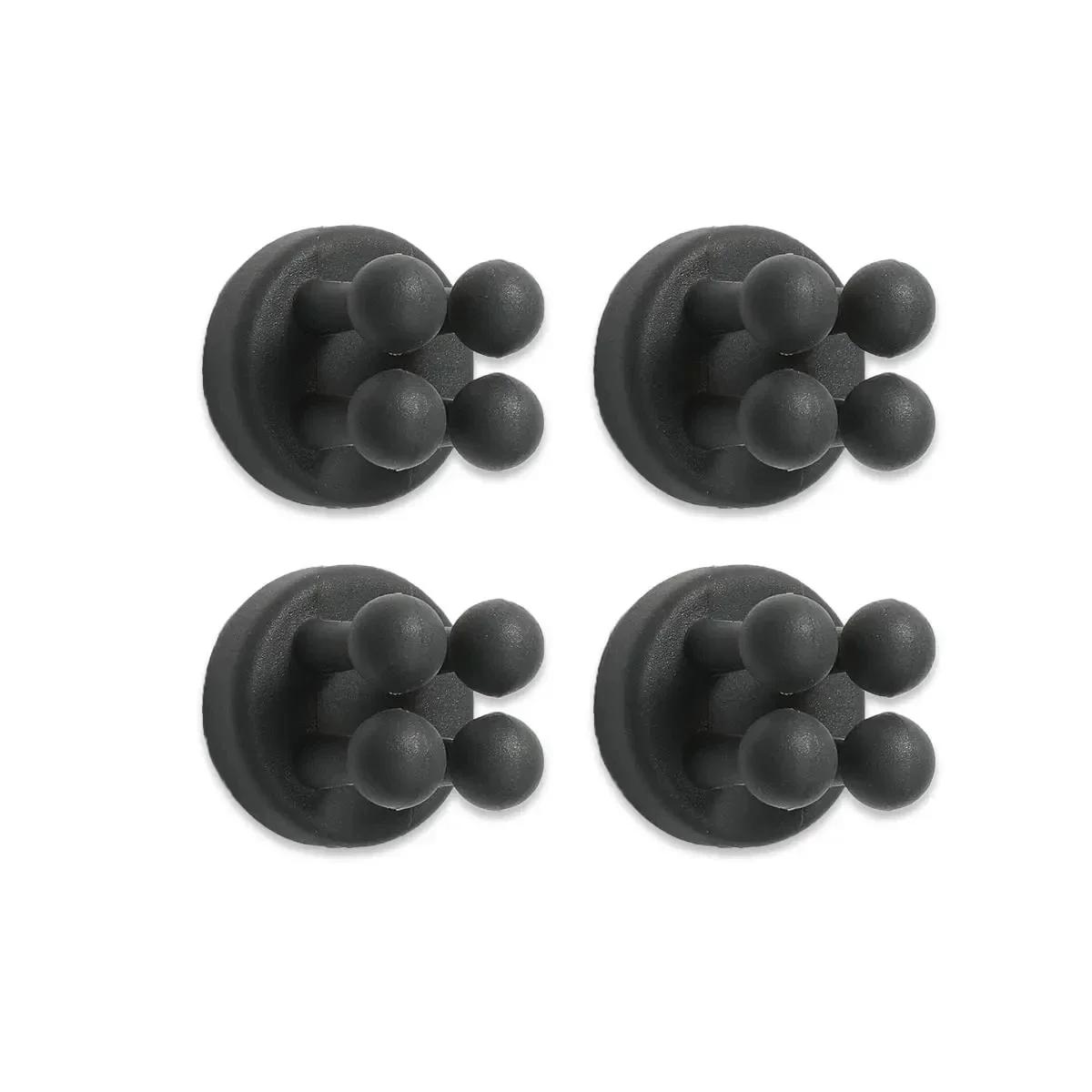 

4шт держатель для бритвы для душа силиконовый настенный держатель для зубных щеток водонепроницаемый многофункциональный крючок для кухни ванной комнаты офиса путешествий