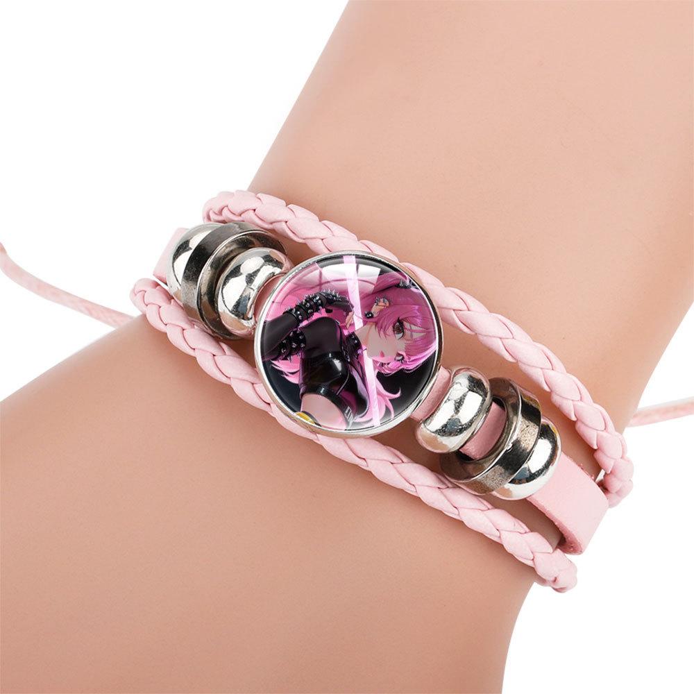 Pink Bracelet Rumi Zoey Mira Beaded Bracelet Adjustable Jewelry