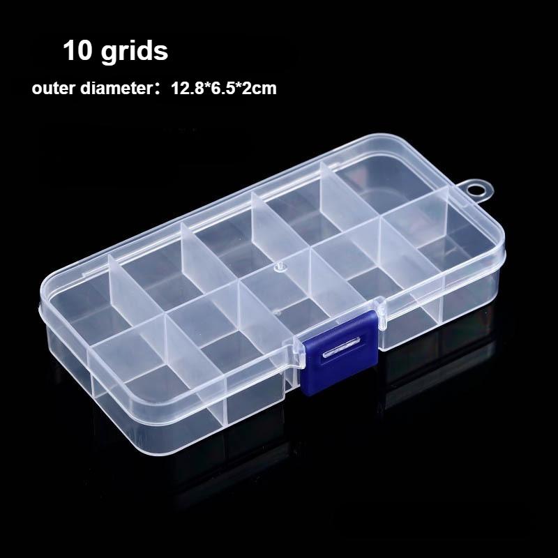 

Plastic Storage Box Organiser Case Compartment Adjustable Container for Craft Nail Fuse Jewelry Box Beads Pill Screw Organizador