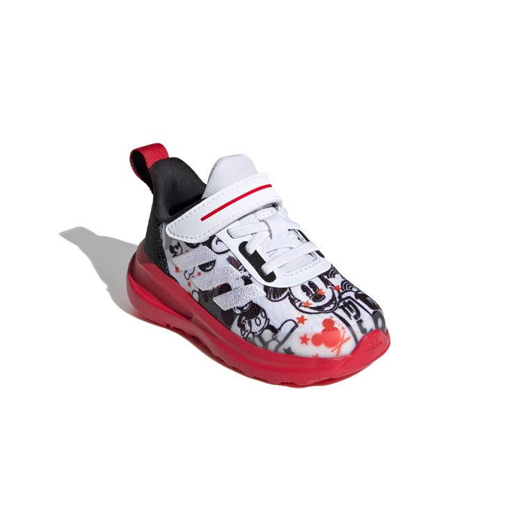 adidas Mickey AC I Slip Resistant Low Top Toddler Shoes White Red Black Infant And Toddler FV4257