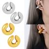 Non Piercing Ear Cuff Circle Ear Cuffs Stainless Steel Ear Clip Trendy Cuff Earrings Comfortable Design Ear Accessorirs