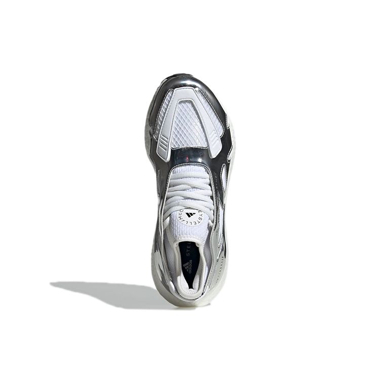 Stella McCartney x Adidas  UltraBoost 22 Silver Metallic Women Sneakers Cloud-White Core-Black GW8129