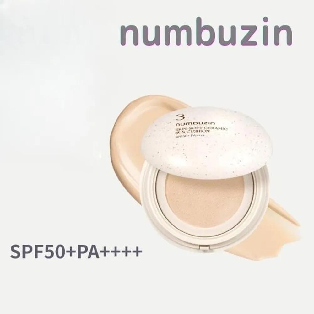 Numbuzin 3 Керамический тон-ап кушон SPF50+PA++++ 20г