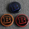 4Pcs 75mm Brabus Logo Car Emblem Wheel Center Hub Cap Accessories AMG Apple  For Mercedes Benz W204 GLA GLC CLA W205 W203 W206