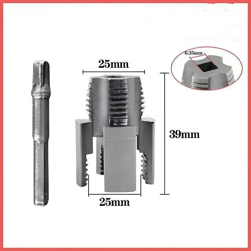 Schnellarbeitsstahl Gewindeschneidwerkzeugsatz für PVC-Rohre mit Bohrmaschinenkompatibilität