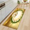 Christmas Kitchen Sand Carpet Doormat Long Floor Mat