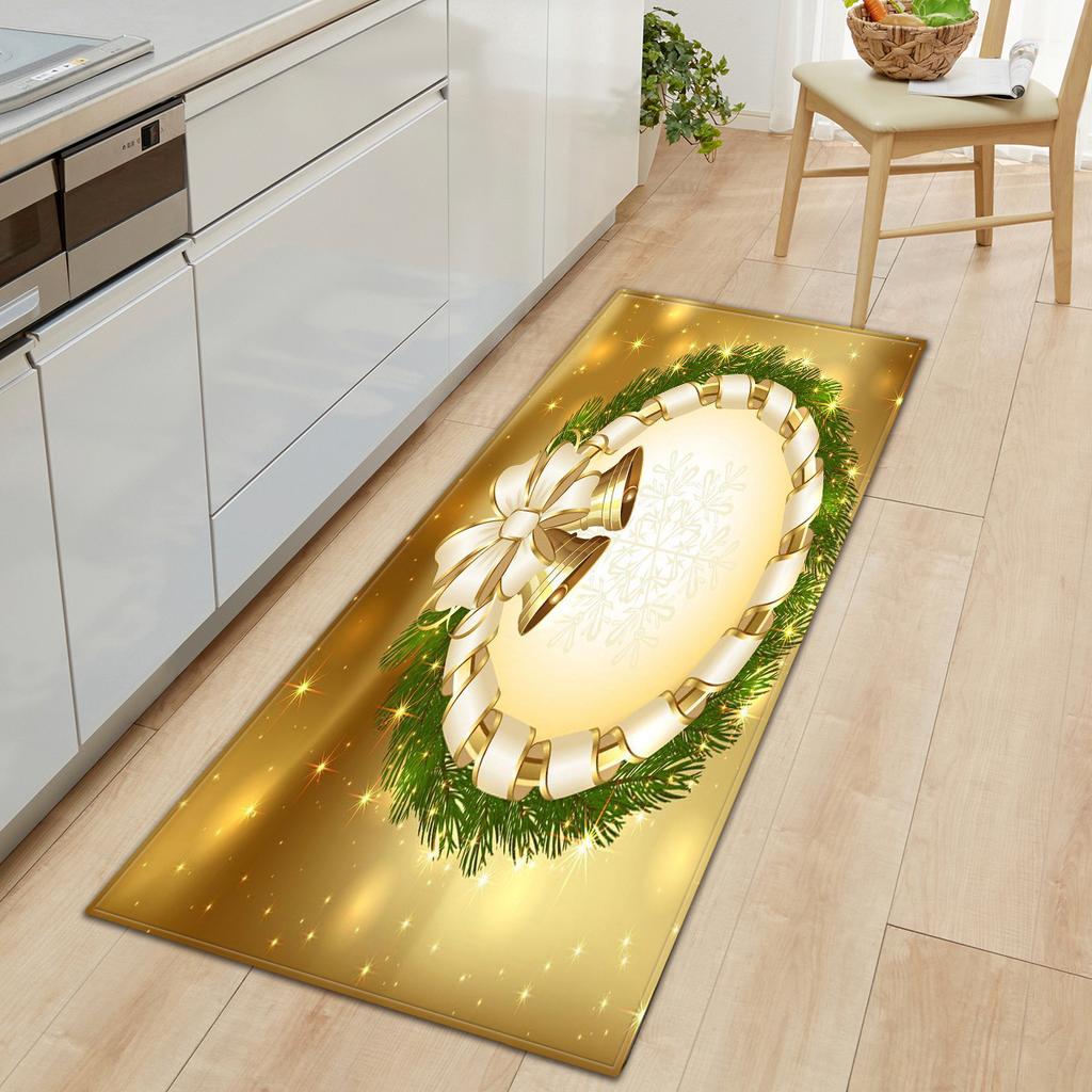 Christmas Kitchen Sand Carpet Doormat Long Floor Mat