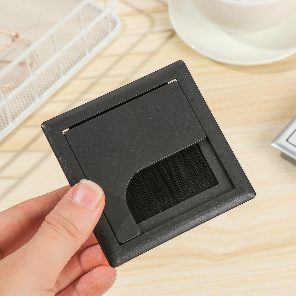 Plastgenomföring Hålskydd Dator skrivbord Dekor Sladdhållare Sladdbox Sladdhålskydd Skrivbordskabelbox