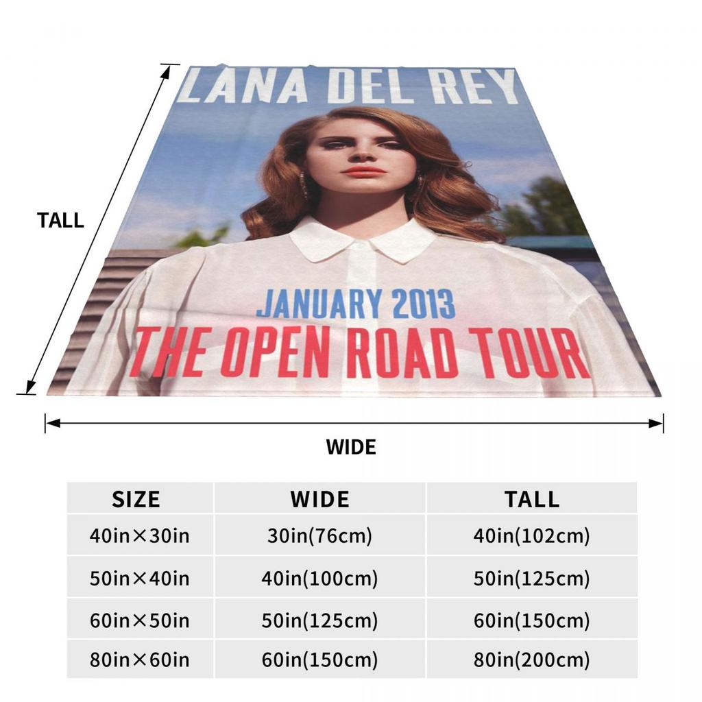 Lana Del Rey Blankets Soft Warm Flannel Throw Blanket Bedspread for Bed Living room Picnic Travel Home Sofa