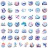 50PCS Cute Marine Life Waterproof Stickers for Water Bottles, Computers, & DIY Stationery