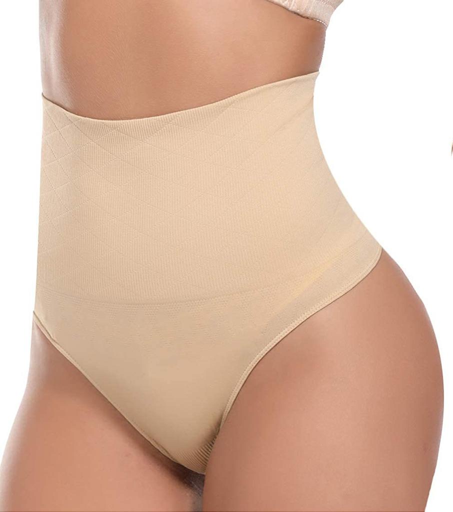 High Waist Tummy Control Panties Women Thong Panty Shaper Slimming Underwear Butt Lifter Belly Shaping Brief Body Shaper