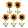 Sunflower Car Dashboard Decorations Cute Bobblehead Sunflower Car Dashboard Decor For Dashboard