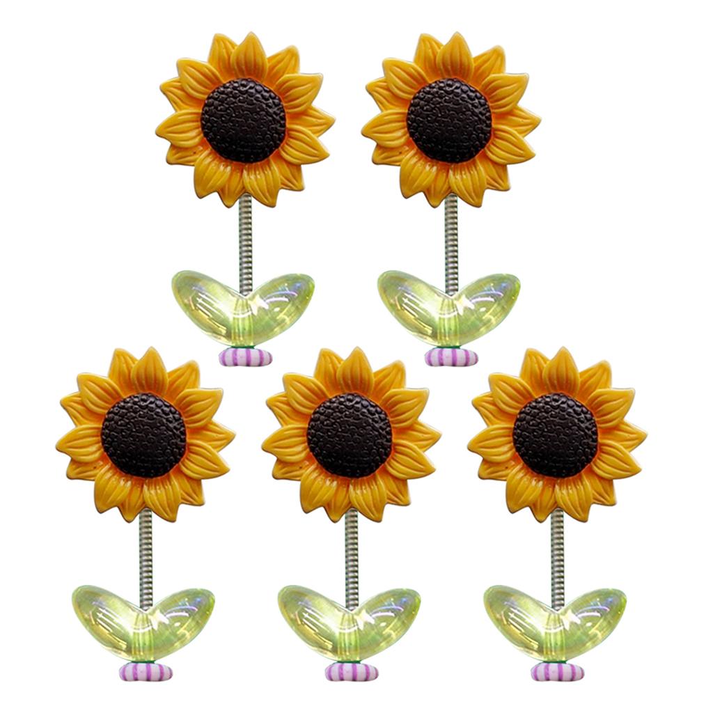 Sunflower Car Dashboard Decorations Cute Bobblehead Sunflower Car Dashboard Decor For Dashboard