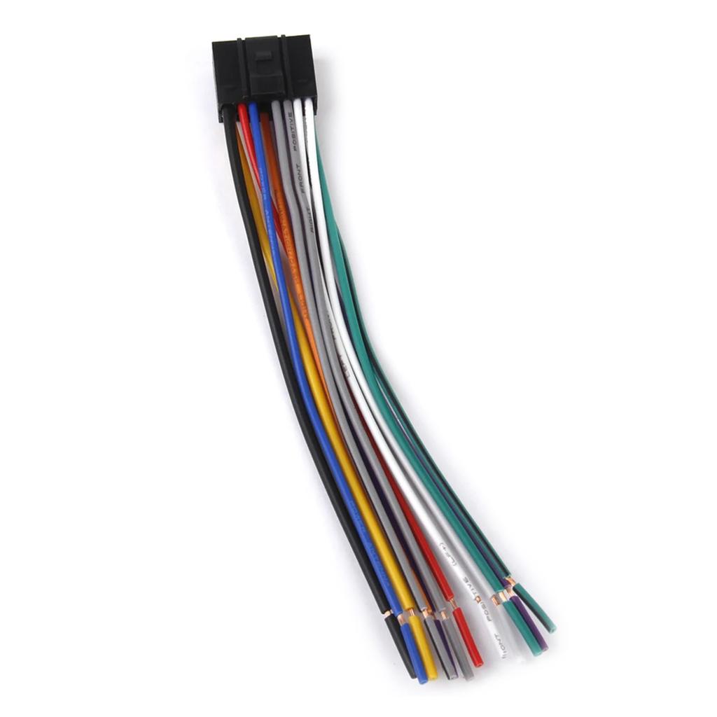 16 PIN Plugs Connect Wiring Harnesses Cable Radio Multimedias Player Car Sockets Modification