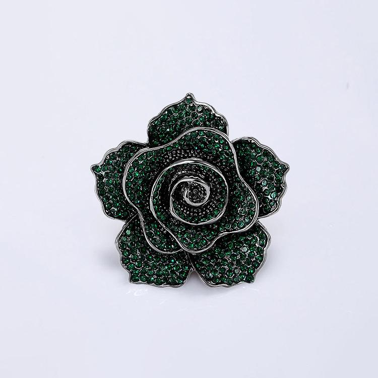 

Брошь-роза, высококачественный женский дизайн, изысканная брошь, маленькая ароматная стильная роскошная булавка, аксессуары для костюма-чеонгсама