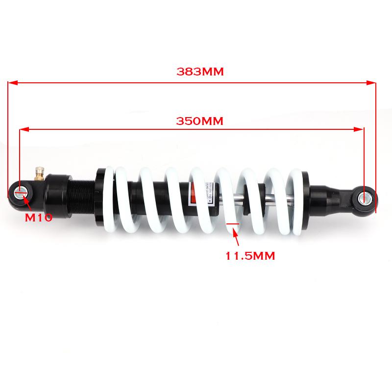 250/260/330/350mm Motorcycle Shock Absorber Front Rear Shock Absorber for Motocross Dirt Bike Pit Bike Off-road Replacement Part