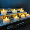 LED Flickering Flameless Candle Battery Tea Light Flashing Electric Candles Birthday Wedding Party Romantic Decoration