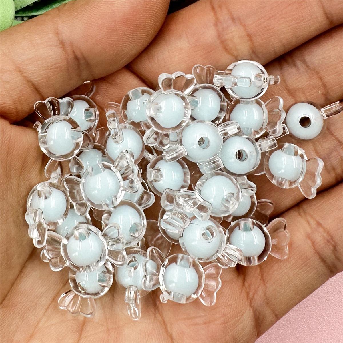 

Материалы ручной работы, 8,9*16,6 мм, прозрачные бусины для подарков детям, 50 шт., прозрачные хрустальные конфеты в форме «сделай сам» синий