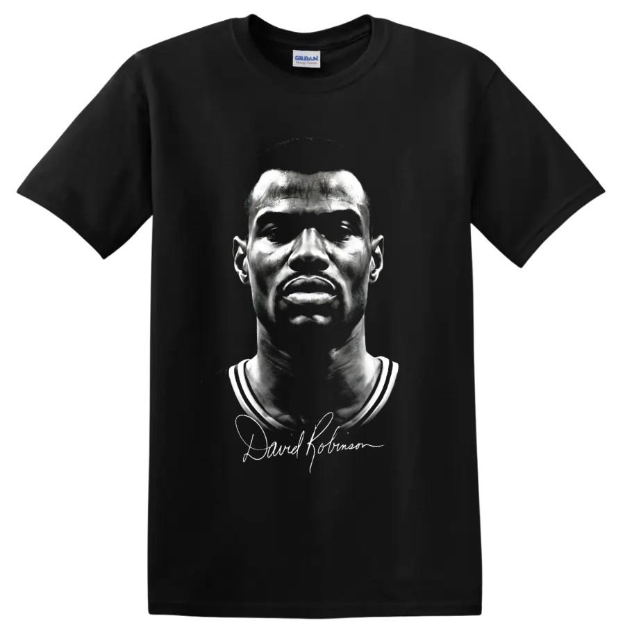 David Robinson Basketball T-Shirt Nr. 50 Vintage Porträt Sportfan T-Shirt Geschenk