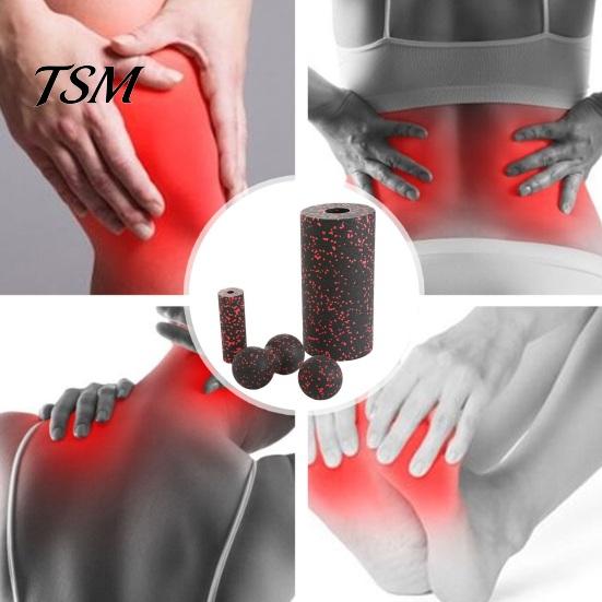 Muscle Recovery Foam Roller 4Pcs/Set EPP Fascia Ball High Density Back Pain Relief Exercise Yoga Physical Therapy Deep Tissue Massage Bodybuilding