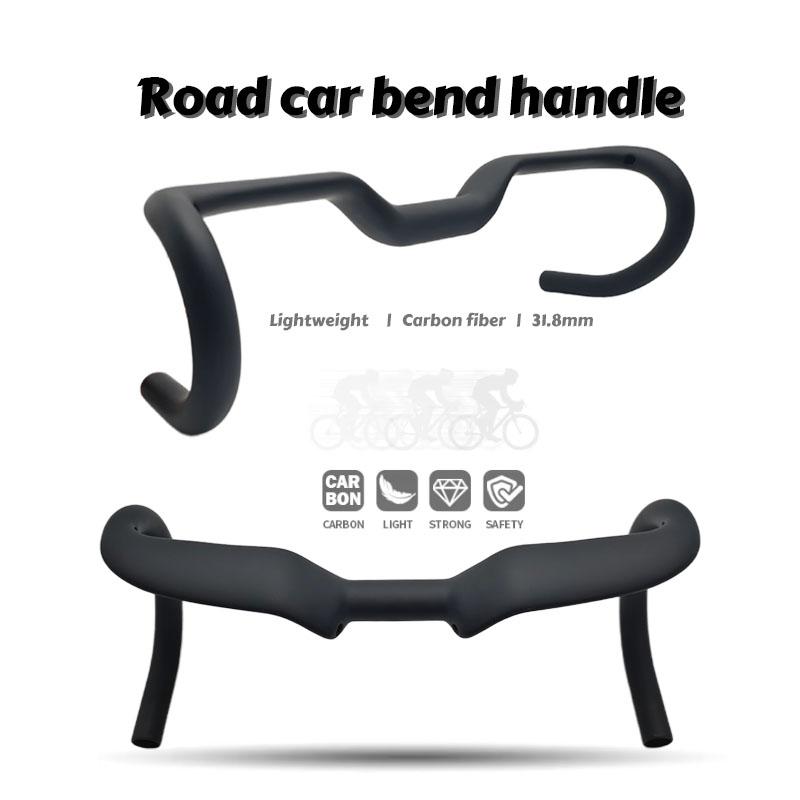 Bicycle handlebar T1000 full carbon fiber lift road handlebar raised 30mm gravel track internal routing design