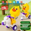 Inertial Pull-Back Little Duck Motorcycle Toy for Toddlers (1-3 Years)