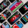 Aserbaidschan Flagge Wappen Magnetische Handyhülle Für iPhone 17 Air 16 14 13 12 Pro Max 15 Plus Kabellose MagSafe Hülle