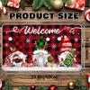 2024 New Christmas Welcome Mat Christmas Dwarf Area Rug Festive Atmosphere Home Decor Indoor Outdoor Entrance Mat