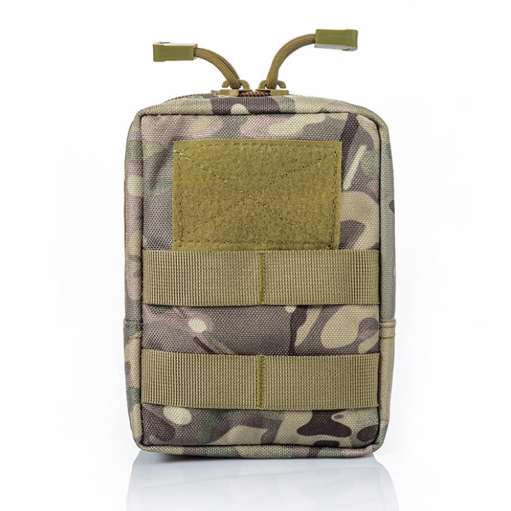 Durable Portable Trekking Bike First Aid Kit Medical Kit Camouflage Waterproof Wilderness Survival Tactics MOLLE Zipper Closure