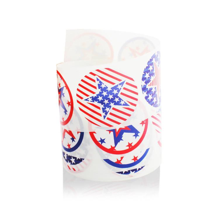 American Adhesive Xh065 Independence Day Election Stickers Perfect For Events Patriotic